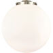 Franklin Restoration Beacon 1 Light 16 inch Antique Copper Pendant Ceiling Light in Incandescent, Matte White